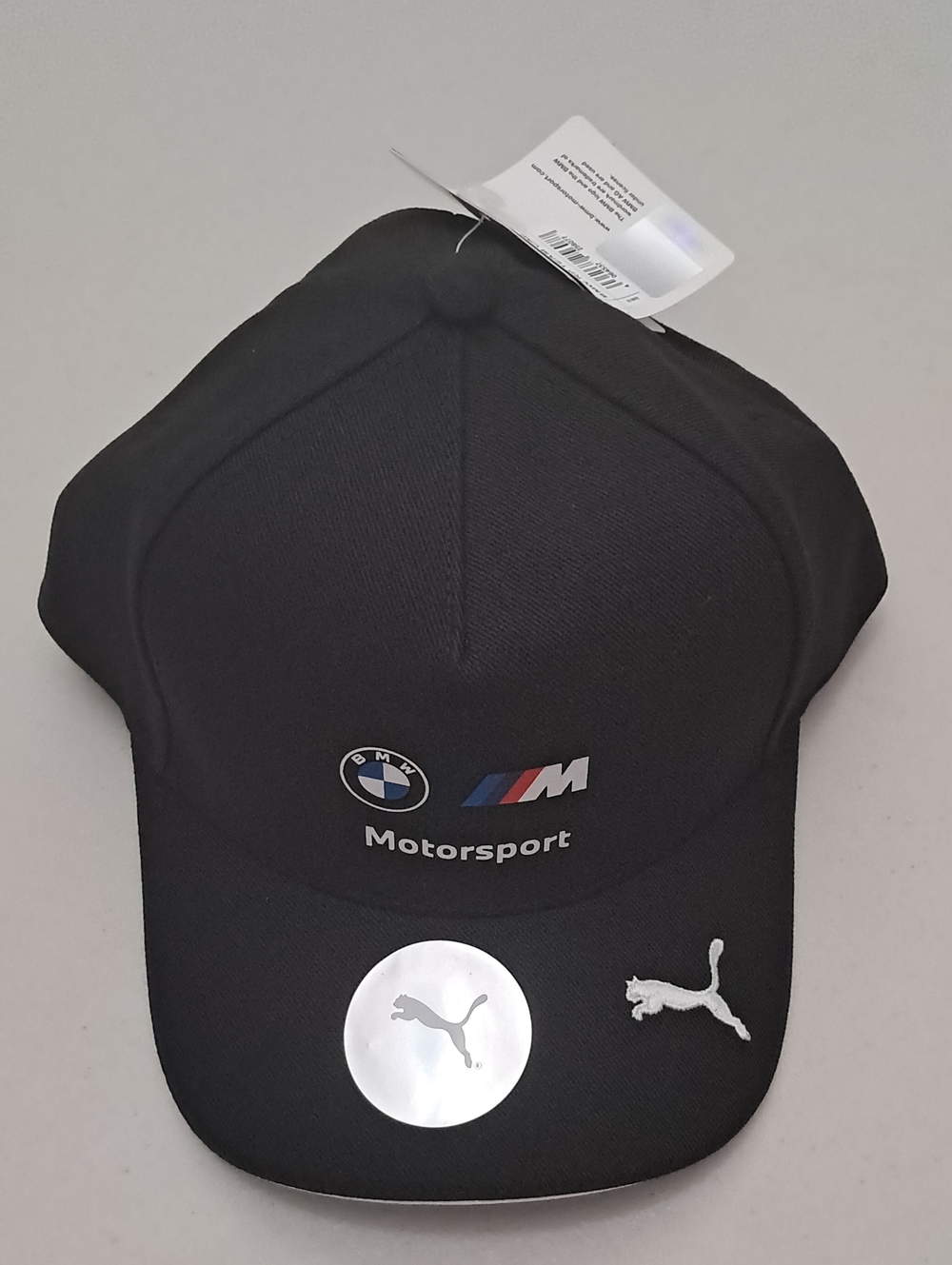 BMW Motorsport Black Cap with Puma Logo